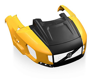 自動車部品のRIM加工